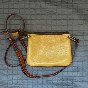 A. Bellucci mustard shoulder bag